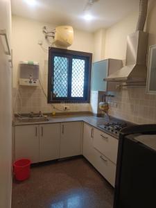 Kitchen Image of 1800 Sq.ft 3 BHK Builder Floor for rent in Hauz Khas New Delhi for Rs. 80000