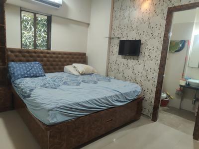 Bedroom Image of 900 Sq.ft 2 BHK Apartment / Flat for rent in Sudarshan Sky Garden, Kasarvadavali Thane for Rs. 38000