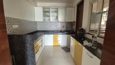 Kitchen Image of 1500 Sq.ft 3 BHK Apartment / Flat for rent in Mantra Alkasa, Mohammed Wadi Pune for Rs. 28000