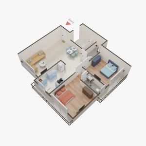 Image of 660 Sq.ft 2 BHK Apartment / Flat for sale in UCC Adityaraj Star, Ghatkopar East, Mumbai for Rs. 15000000