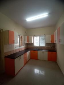 Kitchen Image of 1400 Sq.ft 3 BHK Apartment / Flat for rent in Janhavi Meadows, Akshayanagar Bengaluru for Rs. 29000
