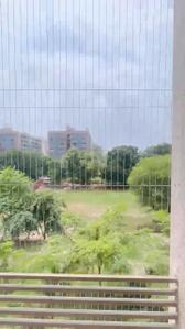 Balcony Image of 1300 Sq.ft 3 BHK Apartment / Flat for rent in Radhe Infinity, Kudasan Gandhinagar for Rs. 50000