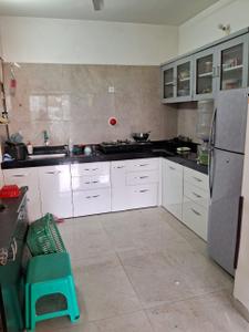 Kitchen Image of 1020 Sq.ft 3 BHK Apartment / Flat for rent in Rama Melange Residences, Hinjawadi Phase 3 Pune for Rs. 40000