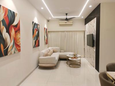 Living Room Image of 1050 Sq.ft 2 BHK Apartment / Flat for sale in J B Tower, Airoli Navi Mumbai for Rs. 15800000