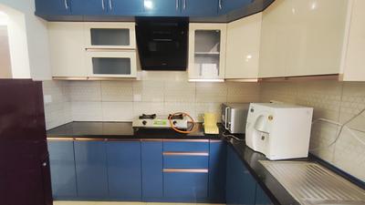 Kitchen Image of 990 Sq.ft 2 BHK Apartment / Flat for rent in Prestige Finsbury Park Hyde, Gummanahalli Bengaluru for Rs. 25000