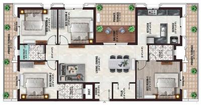 4 BHK Flat