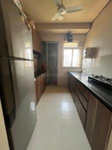 Kitchen Image of 725 Sq.ft 2 BHK Apartment / Flat for rent in Kasarvadavali Thane for Rs. 40000
