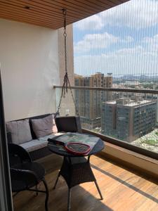 Balcony Image of 1200 Sq.ft 3 BHK Apartment / Flat for sale in Radhe Infinity, Kudasan Gandhinagar for Rs. 15000000