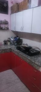 Kitchen Image of 600 Sq.ft 2 BHK Builder Floor for sale in Shadipur New Delhi for Rs. 4500000