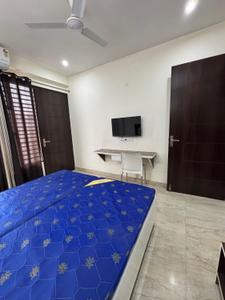 Bedroom Image of 1600 Sq.ft 2 BHK Builder Floor for rent in Sector 46 Gurgaon for Rs. 42000