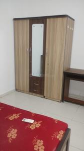 Bedroom Image of 930 Sq.ft 1 BHK Apartment / Flat for rent in Ganesh Malabar County III, Chharodi Ahmedabad for Rs. 105000