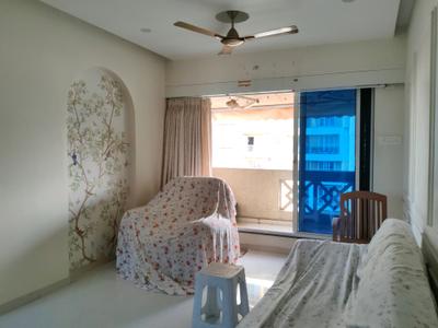 Living Room Image of 533 Sq.ft 1 BHK Apartment / Flat for rent in Kasarvadavali Thane for Rs. 18000