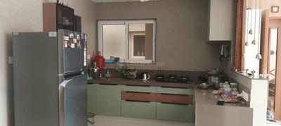 Kitchen Image of 2200 Sq.ft 3 BHK Apartment / Flat for sale in Someshwar Shaligram Flats, Vesu Surat for Rs. 14500000