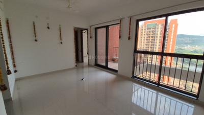 Living Room Image of 1032 Sq.ft 2 BHK Apartment / Flat for rent in Shapoorji Pallonji Joyville Sensorium, Maan Pune for Rs. 26000