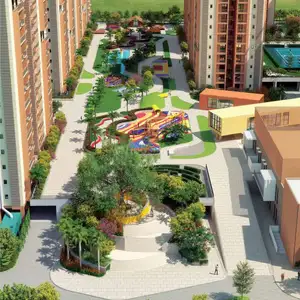 Image of 1354 Sq.ft 3 BHK Apartment / Flat for sale in TVS Emerald Verde Vista, Padur, Chennai for Rs. 11100000