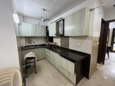 Kitchen Image of 1000 Sq.ft 2 BHK Builder Floor for sale in Tilak Nagar New Delhi for Rs. 15999999