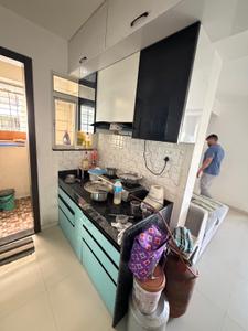 Kitchen Image of 1013 Sq.ft 2 BHK Apartment / Flat for sale in Majestique Nest Building D, Fursungi Pune for Rs. 7000000