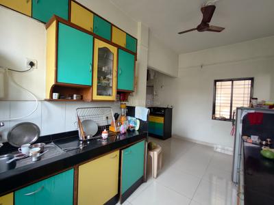 Kitchen Image of 1060 Sq.ft 2 BHK Apartment / Flat for rent in TCG Akash Darshan, Kothrud Pune for Rs. 36000
