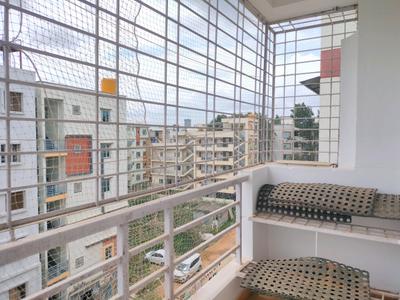 Bedroom One Image of 1075 Sq.ft 2 BHK Apartment / Flat for rent in Sri Chakra Sri Charkra Blossom, Electronic City Bengaluru for Rs. 26000