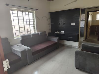Living Room Image of 900 Sq.ft 2 BHK Builder Floor for rent in New Tippasandra Bengaluru for Rs. 25000