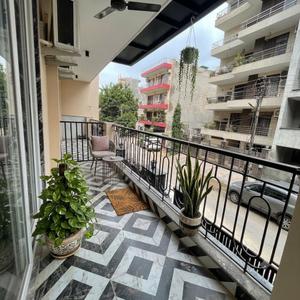 Balcony Image of 900 Sq.ft 1 RK Apartment / Flat for rent in Sector 51 Gurgaon for Rs. 30000