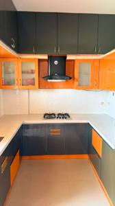 Kitchen Image of 1650 Sq.ft 3 BHK Apartment / Flat for rent in Keerthi Royal Palms Phase I , Electronic City Bengaluru for Rs. 40000