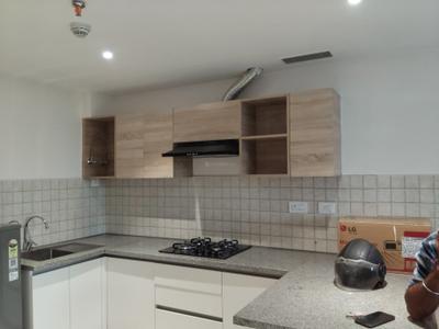 Kitchen Image of 850 Sq.ft 1.5 BHK Studio for rent in Godrej Golf Links Villas, Jaypee Greens Greater Noida for Rs. 40000
