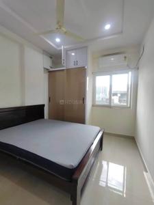 Bedroom Image of 635 Sq.ft 1 RK Apartment / Flat for rent in Gachibowli Hyderabad for Rs. 21000