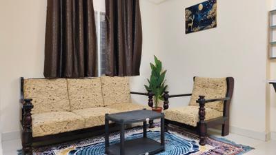 Living Room Image of 480 Sq.ft 1 BHK Apartment / Flat for rent in Begumpet Hyderabad for Rs. 22000