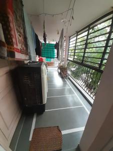 Balcony Image of 1000 Sq.ft 1 BHK Builder Floor for rent in Ghatlodiya Ahmedabad for Rs. 12000