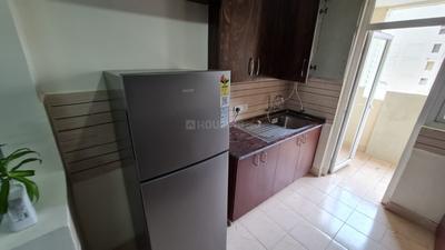 Kitchen Image of 500 Sq.ft 1 RK Independent House for rent in Amrapali Princely Estate, Sector 76 Noida for Rs. 20000