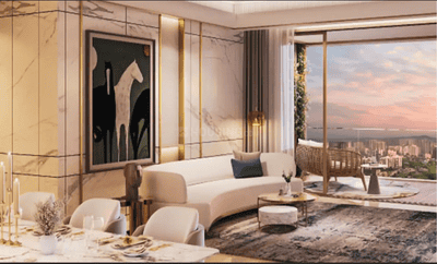 Image of 1700 Sq.ft 3 BHK Apartment / Flat for sale in Lodha Altero, Wakad, Pune for Rs. 20000000