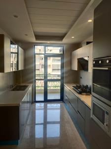 Kitchen Image of 2700 Sq.ft 4 BHK Builder Floor for sale in 4S Amara Floors, Sector 67 Gurgaon for Rs. 29600000