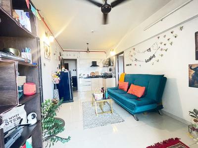 Living Room Image of 588 Sq.ft 1 BHK Apartment / Flat for sale in Wadgaon Sheri Pune for Rs. 6000000