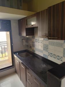 Kitchen Image of 600 Sq.ft 1 BHK Apartment / Flat for rent in Crystal Empire, Nalasopara East Nala Sopara for Rs. 12500