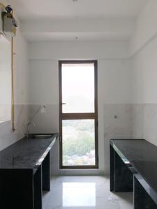Kitchen Image of 600 Sq.ft 1 BHK Apartment / Flat for rent in Raymond Realty Ten X Habitat, Thane West Thane for Rs. 38000