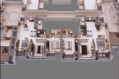 Image of 1000 Sq.ft 2 BHK Apartment / Flat for sale in Sentosa Edge, Punawale, Pune for Rs. 7200000