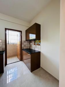 Kitchen Image of 1200 Sq.ft 1 BHK Apartment / Flat for rent in Jakkur Bengaluru for Rs. 35000