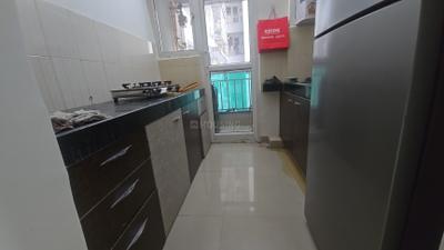 Kitchen Image of 400 Sq.ft 1 BHK Apartment / Flat for sale in Godrej Garden City, Chandkheda Ahmedabad for Rs. 3700000