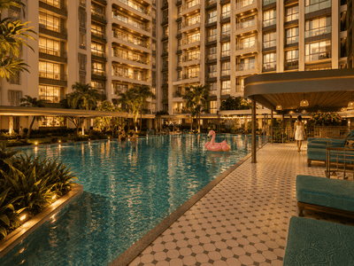 Image of 900 Sq.ft 2 BHK Apartment / Flat for sale in Bandra East, Mumbai for Rs. 45000000