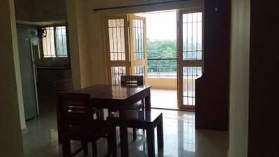 Living Room Image of 1250 Sq.ft 2 BHK Apartment / Flat for rent in AR Bhadra Apartments , Brookefield Bengaluru for Rs. 40000