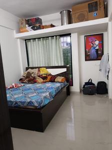 Bedroom Image of 600 Sq.ft 1 BHK Apartment / Flat for rent in Dhankawade Tamrind Park Phase 1, Dhayari Pune for Rs. 12000