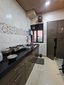 Kitchen Image of 550 Sq.ft 1 BHK Apartment / Flat for sale in Kalwa Thane for Rs. 7200000