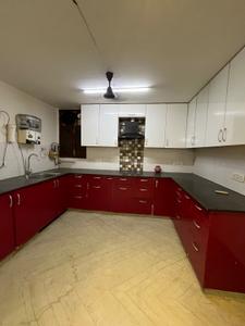 Kitchen Image of 2000 Sq.ft 3 BHK Builder Floor for rent in Kirti Nagar New Delhi for Rs. 65000
