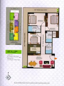 Image of 984 Sq.ft 2 BHK Apartment / Flat for sale in Gitanjali Shreeniketan, Lukarganj, Allahabad for Rs. 10200000