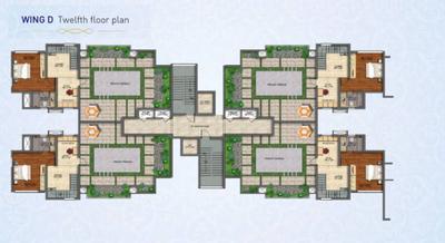 Image of 2475 Sq.ft 4 BHK Apartment / Flat for sale in Puravankara Somerset House, Guindy, Chennai for Rs. 45000000