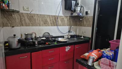 Kitchen Image of 610 Sq.ft 1 BHK Apartment / Flat for sale in Ghansoli Navi Mumbai for Rs. 6000000