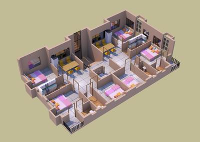 Image of 1000 Sq.ft 3 BHK Apartment / Flat for sale in Nayabad, Kolkata for Rs. 4800000