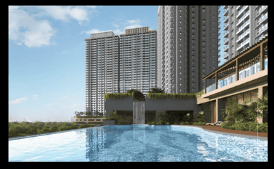 Image of 1244 Sq.ft 2 BHK Apartment / Flat for sale in The Aqua Retreat at Godrej Park World, Hinjawadi, Pune for Rs. 11000000