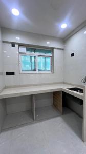 Kitchen Image of 558 Sq.ft 1 BHK Apartment / Flat for sale in Shiv Aaradhana, Borivali East Mumbai for Rs. 12400000